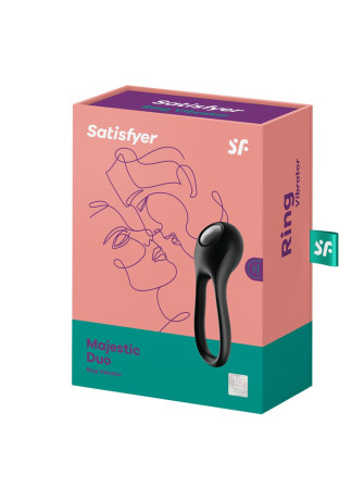 Cockring vibrant USB Majestic Duo Satisfyer - CC597750
